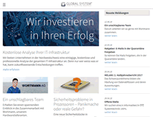 Tablet Screenshot of globalsystem.ch